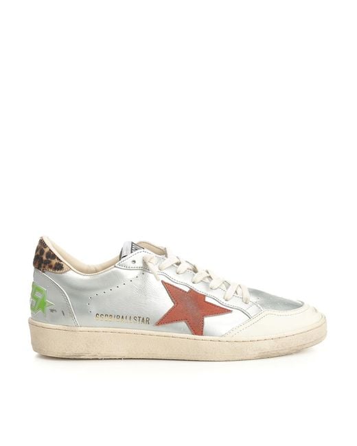 Golden Goose Deluxe Brand Metallic Ball Star Sneaker for men