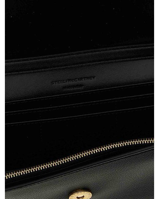 Stella McCartney Black Ryder Wallet On Chain