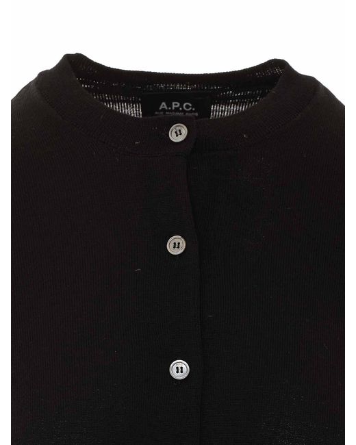 A.P.C. Black Marisa Cardigan