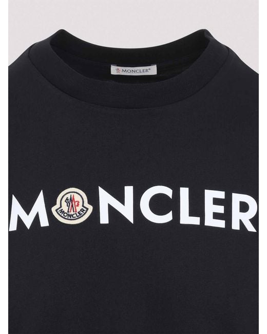 Moncler Black Ss T-Shirt for men