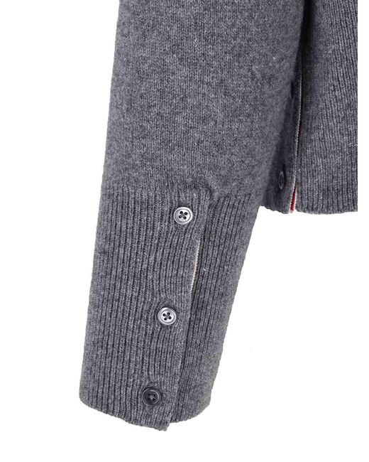 Thom Browne Gray Sweater for men