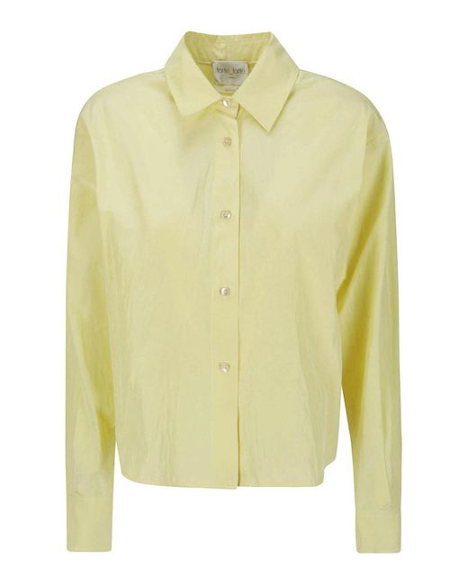 Forte Forte Yellow Shirt In Cotton Blend