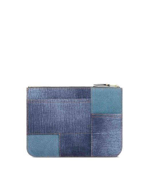 Comme des Garçons Blue Denim Wallet