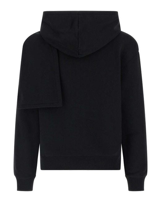 Courreges Blue Hoodie And Scarf