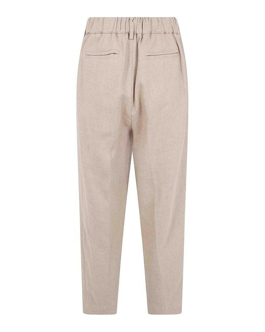 DR. HOPE Natural Elastic Waist Trousers