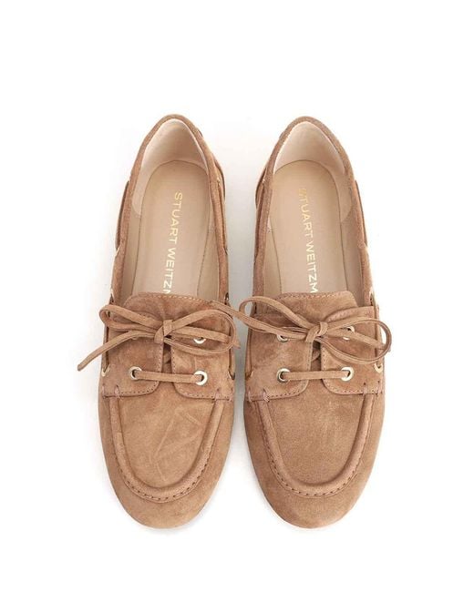 Stuart Weitzman Brown Tinsley Mocasin