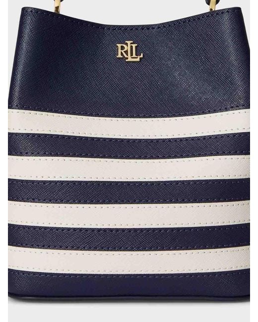 Ralph Lauren Blue Reese Sm Bkt-Bucket Bag-Small-Piecd