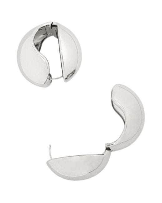 Coperni White Shaped Earrings