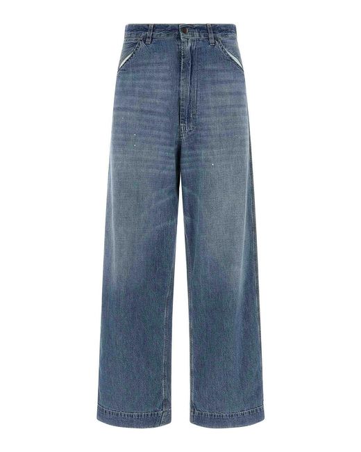 Maison Margiela Blue Four Stitches Jeans