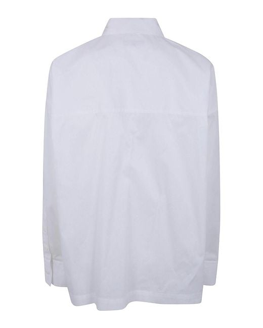 DARKPARK White Paola Wrapped Shirt