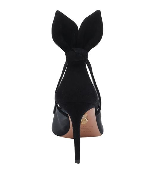Aquazzura Black Bow Tie Pumps