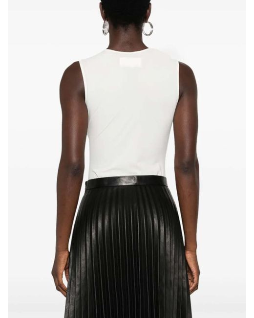 Maison Margiela White Jersey Bodysuit