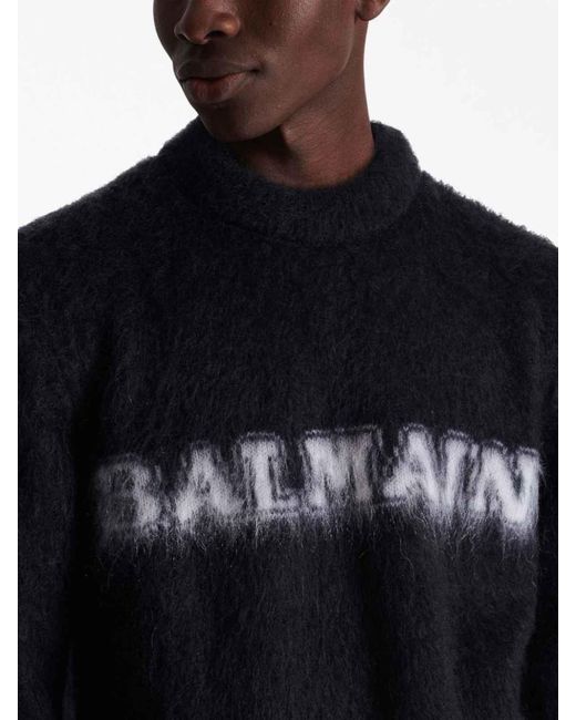 Balmain Black Sweaters for men