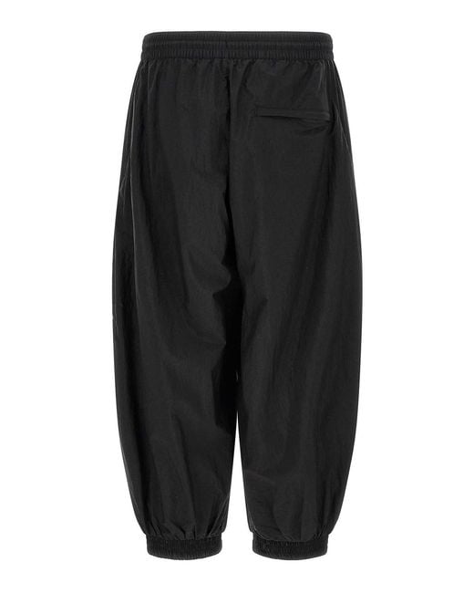 Y-3 Black Rough-Edged Joggers for men
