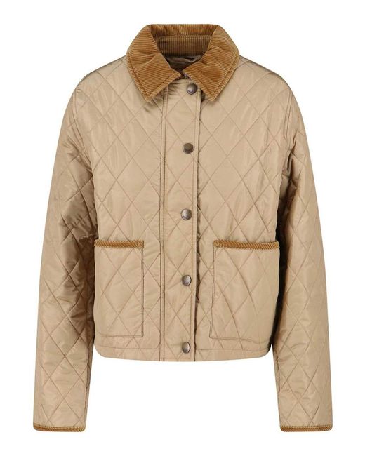 Burberry Natural Quilted Jacket