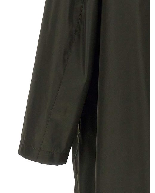 Jil Sander Gray Single-Breasted Trench Coat for men