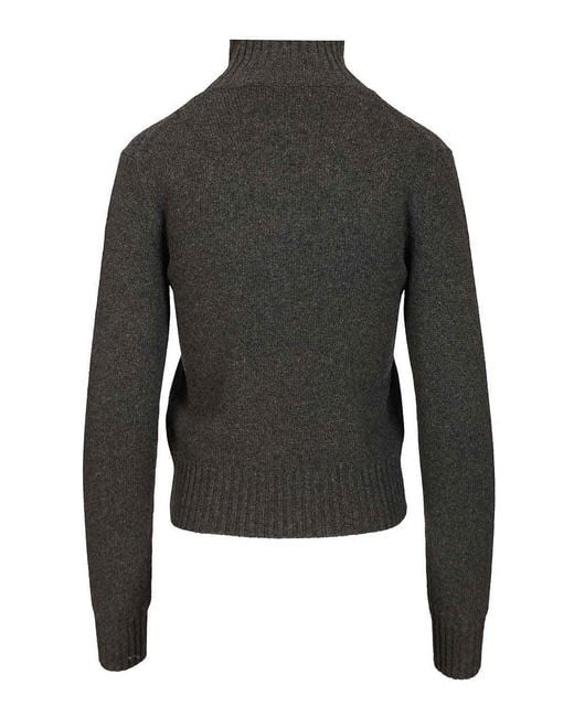AMI Black Ami Turtleneck Sweater