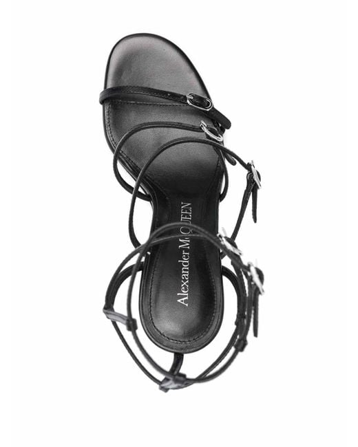McQueen Black Sandals
