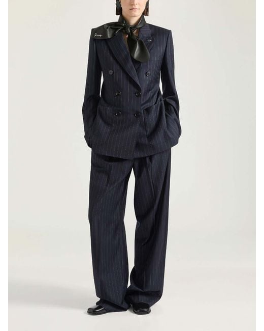 Givenchy Blue Blazer Double Breasted