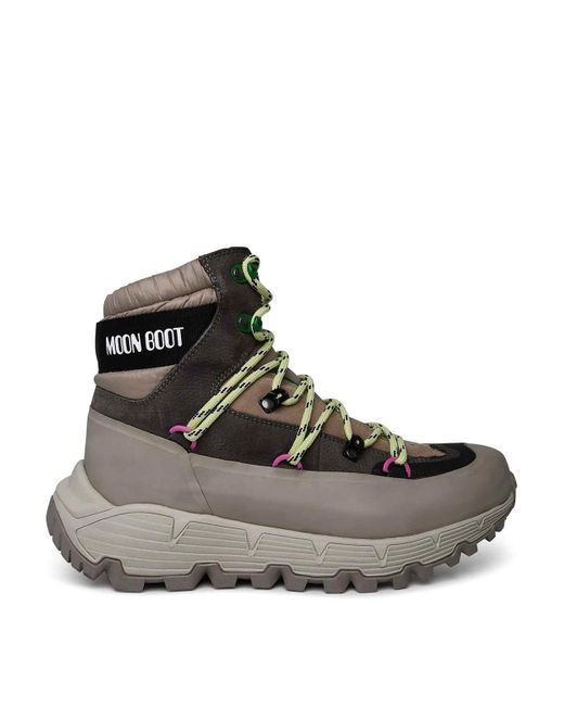 Moon Boot Black Shoes Tech Hiker for men