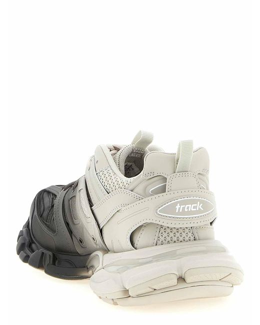 Balenciaga Gray Track Gradient Sneakers for men