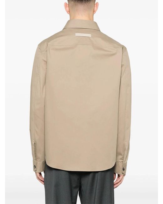 Zegna Natural Poplin Shirt for men