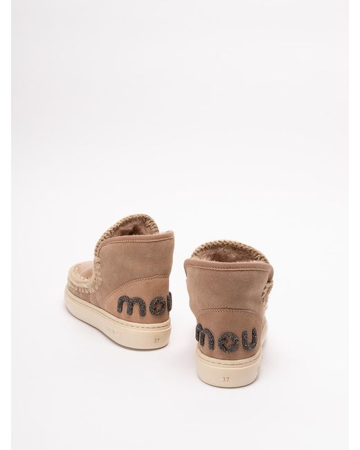 Mou Natural 'Eskimo Sneaker Bold Glit.Logo'