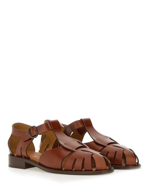Hereu Brown Sandal Peach