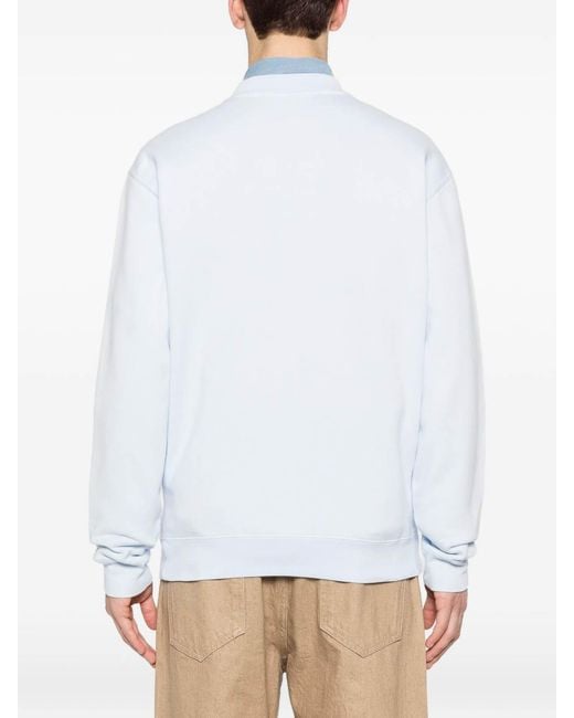Jacquemus White Le Sweatshirt Gros Grain for men