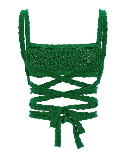 Alanui Green Palm Springs Top