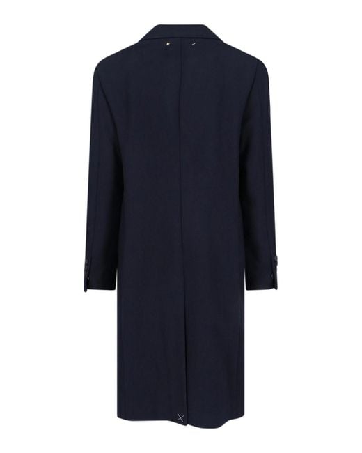 Golden Goose Deluxe Brand Blue Virgin Wool Blend Coat for men