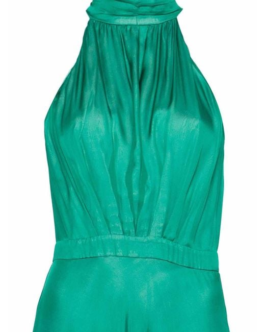 Raquel Diniz Green Long Dress
