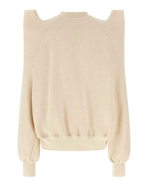 Rick Owens Natural Tecsweat Sweatshirt