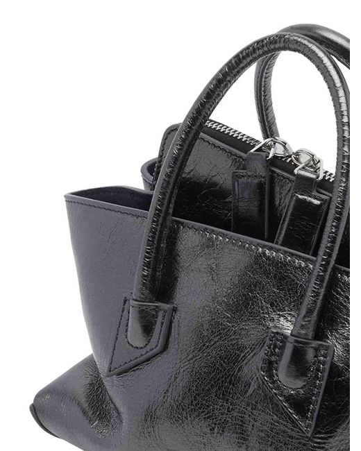 The Attico Gray Mini La Passeggiata Handbag