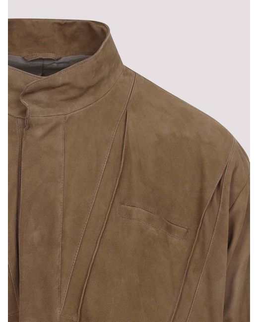 Giorgio Armani Brown Blouson Jacket for men
