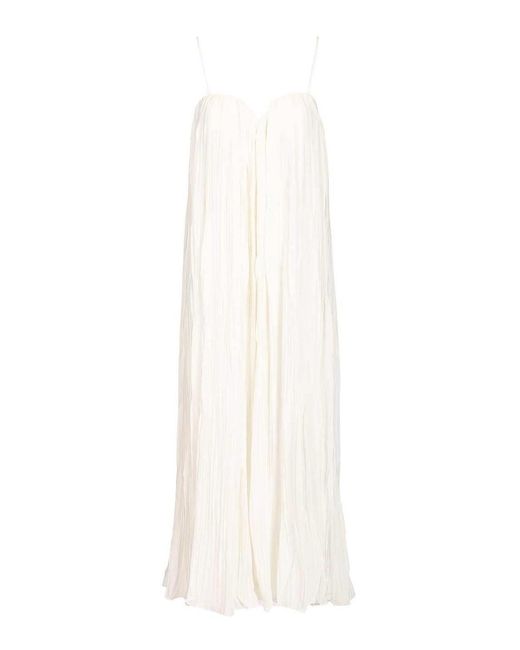 ROTATE BIRGER CHRISTENSEN White Midi Dress