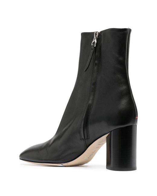 Aeyde Black Alena Ankle Boots