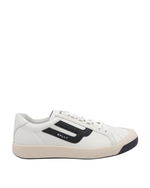 Bally White Competition Sneakers for men