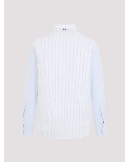 Thom Browne White Button Down Shirt for men