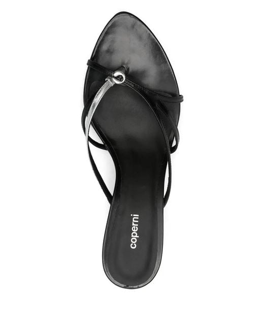 Coperni White Low Strap Sandals