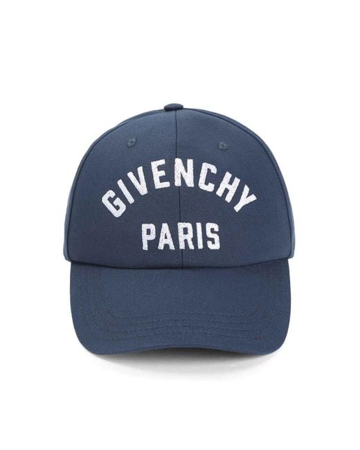 Givenchy Blue Curved Cap for men