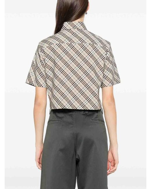 Burberry Gray Cotton Shirt
