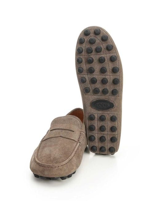 Tod's Gray Gommino Bubble Moccasin for men