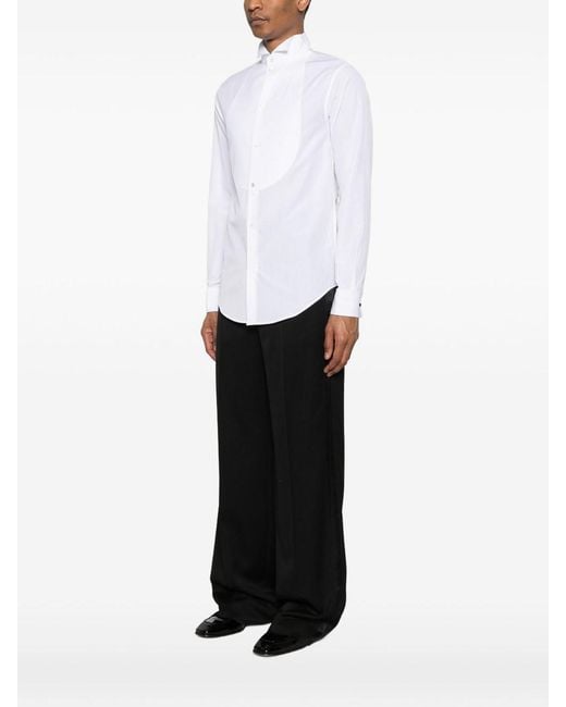 Emporio Armani White Cotton Shirt for men