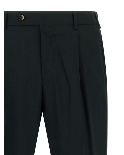 PT Torino Black Union Pants for men