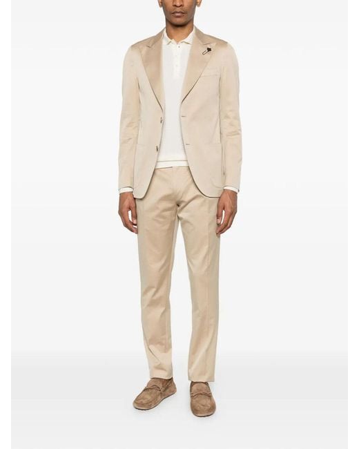 Drumohr White Long Sleeve Polo for men