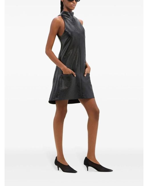 Courreges Black Midi Dresses