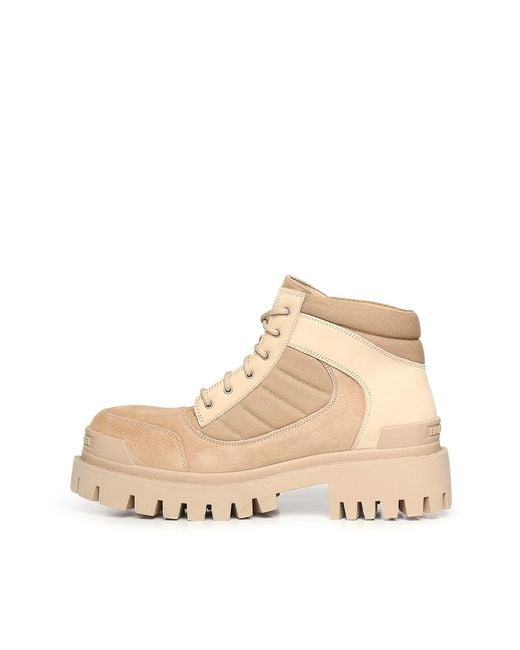 Balenciaga Natural Combat Strike Low Boot for men