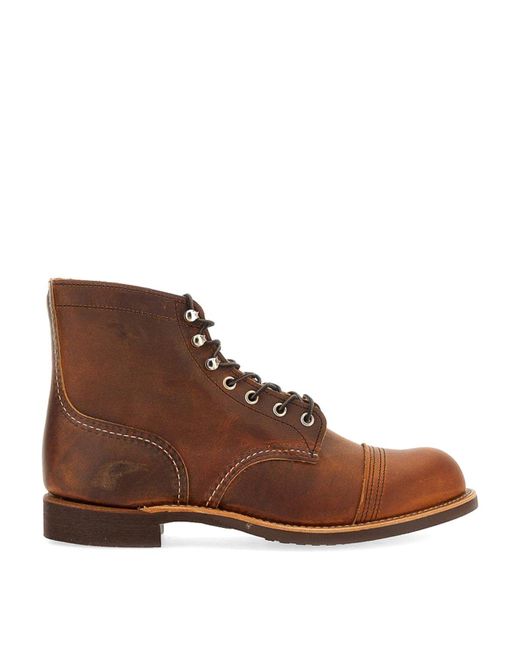 Iron Ranger Brown Red Wing Iron Ranger Boot in Brown for Men | Lyst UK
