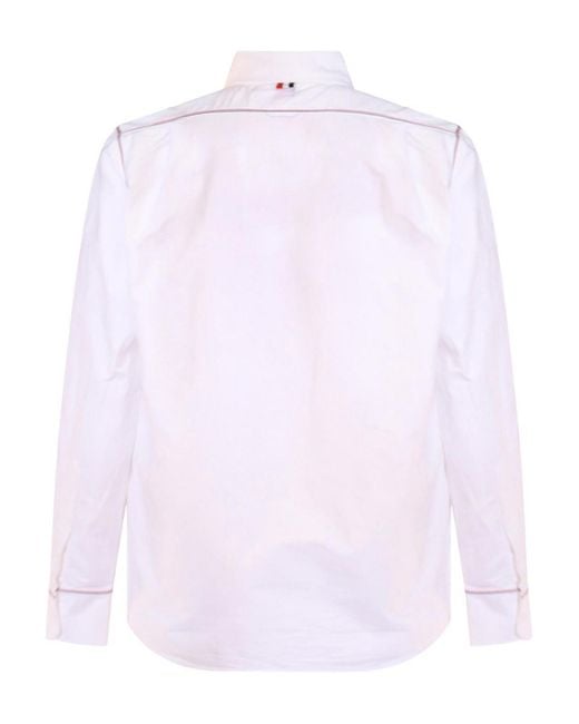 Thom Browne Purple Cotton Shirt for men